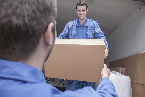 Removal van service for moving in Barbican central London