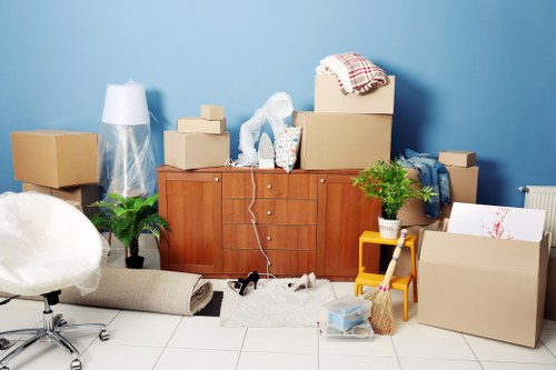Office relocation team planning a move in Barbican