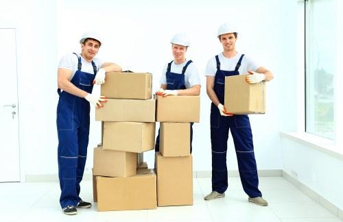 Central London removals van prepared for a flat relocation