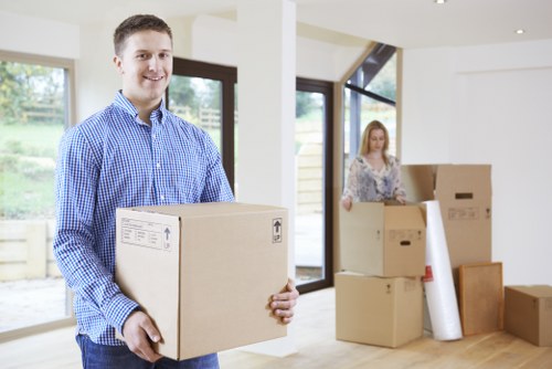 Professional moving help in Barbican for furniture and boxes