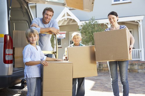 Local removals vehicle planned for a Barbican move