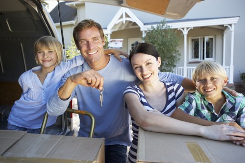 Careful packing and furniture protection for a home move in Barbican