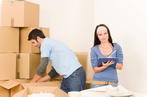 Removal van near Barbican for residential and commercial relocations