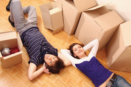 Local team collecting bulky furniture from a Barbican property