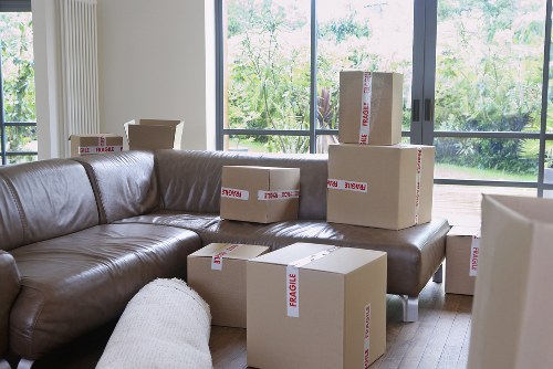 Packing and preparing items for a Barbican van move